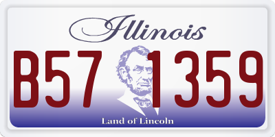 IL license plate B571359