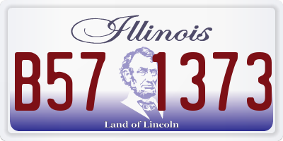 IL license plate B571373