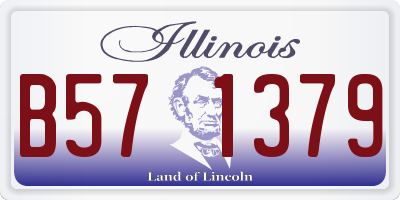 IL license plate B571379