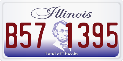 IL license plate B571395