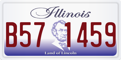 IL license plate B571459