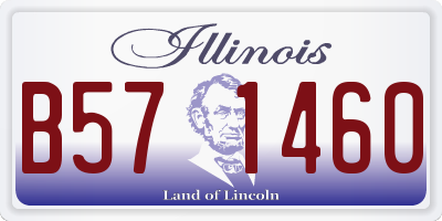 IL license plate B571460