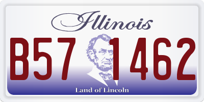 IL license plate B571462