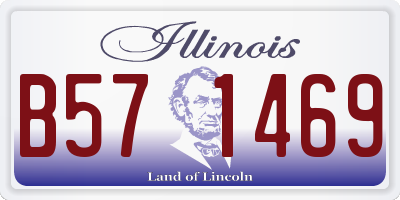 IL license plate B571469
