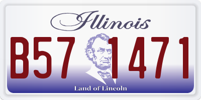 IL license plate B571471