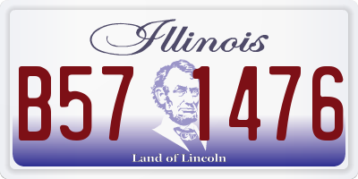 IL license plate B571476