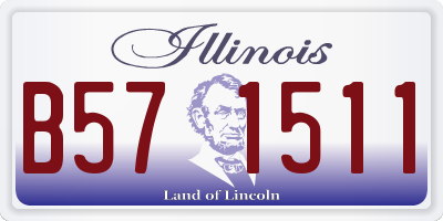 IL license plate B571511