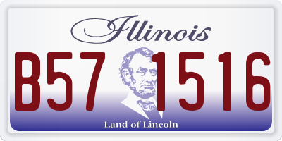IL license plate B571516