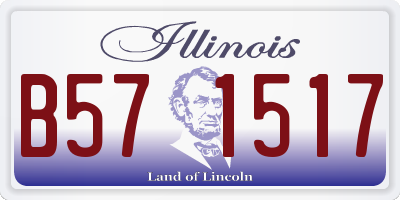 IL license plate B571517