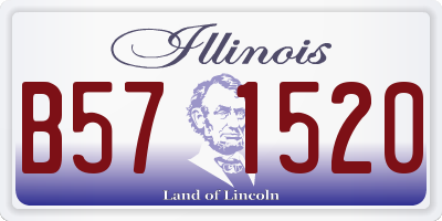 IL license plate B571520