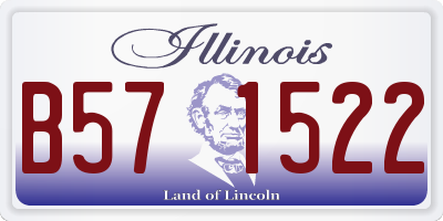 IL license plate B571522