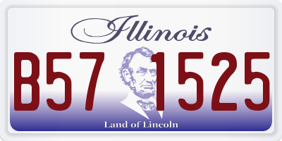 IL license plate B571525