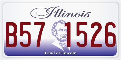 IL license plate B571526