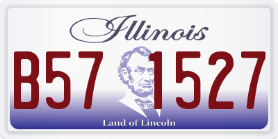 IL license plate B571527