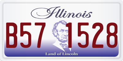IL license plate B571528