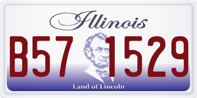 IL license plate B571529