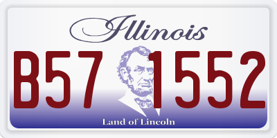 IL license plate B571552