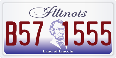 IL license plate B571555