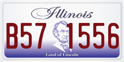 IL license plate B571556