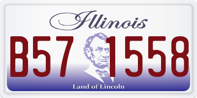 IL license plate B571558