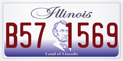 IL license plate B571569