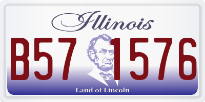 IL license plate B571576