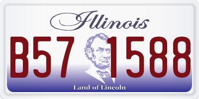 IL license plate B571588