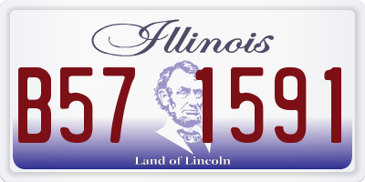 IL license plate B571591