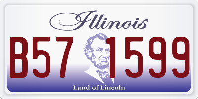 IL license plate B571599