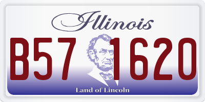 IL license plate B571620