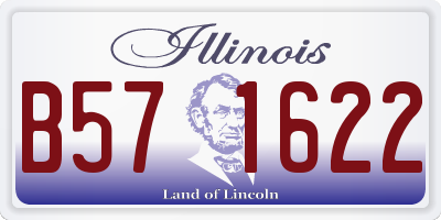 IL license plate B571622
