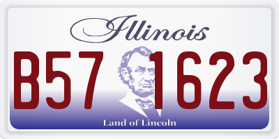 IL license plate B571623