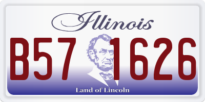 IL license plate B571626