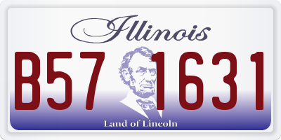 IL license plate B571631