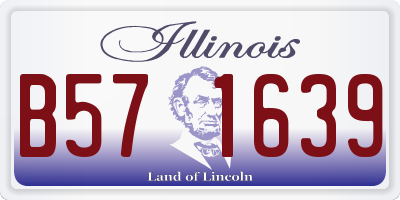 IL license plate B571639