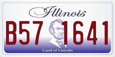 IL license plate B571641