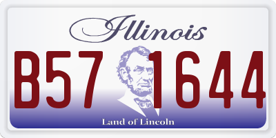 IL license plate B571644