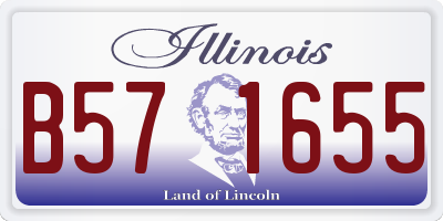IL license plate B571655