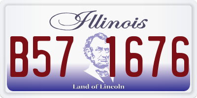 IL license plate B571676