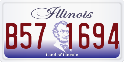 IL license plate B571694