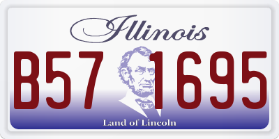 IL license plate B571695