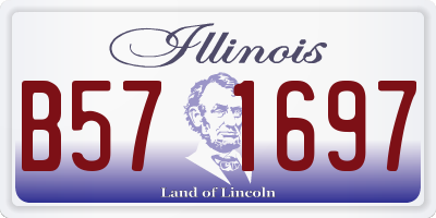 IL license plate B571697