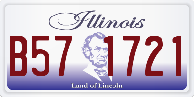 IL license plate B571721