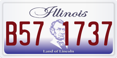 IL license plate B571737