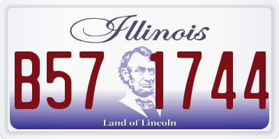 IL license plate B571744