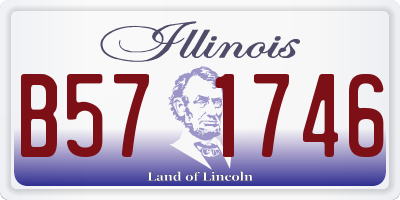 IL license plate B571746