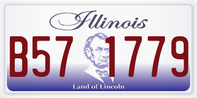 IL license plate B571779