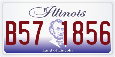 IL license plate B571856