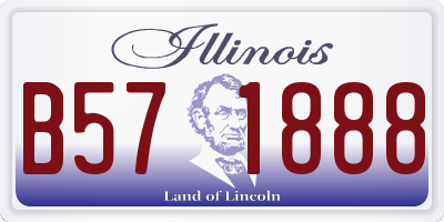IL license plate B571888