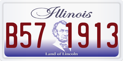 IL license plate B571913